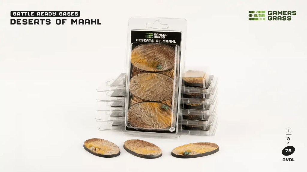 Battle Ready: Deserts of Maahl Oval 75mm (x3) 4