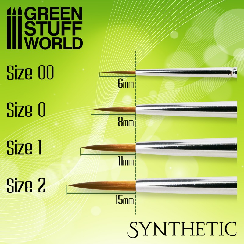 GREEN SERIES Synthetic Brush Set 2