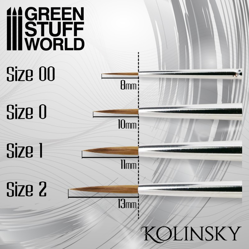 SILVER SERIES Kolinsky Brush Set 2