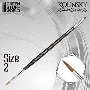 Kolinsky Silver Series Brush (S)-2 1