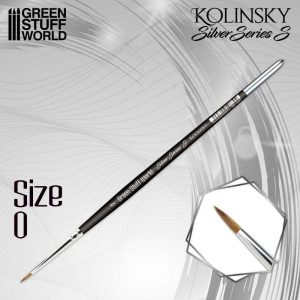 Kolinsky Silver Series Brush (S) - 0 1