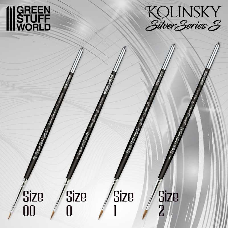 Kolinsky Brush Set - Silver Series (Serie-S) 3