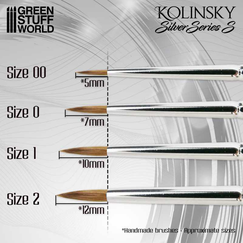 Kolinsky Brush Set - Silver Series (Serie-S) 4