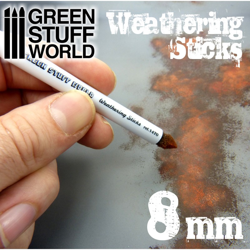 Weathering Brushes 8mm 2