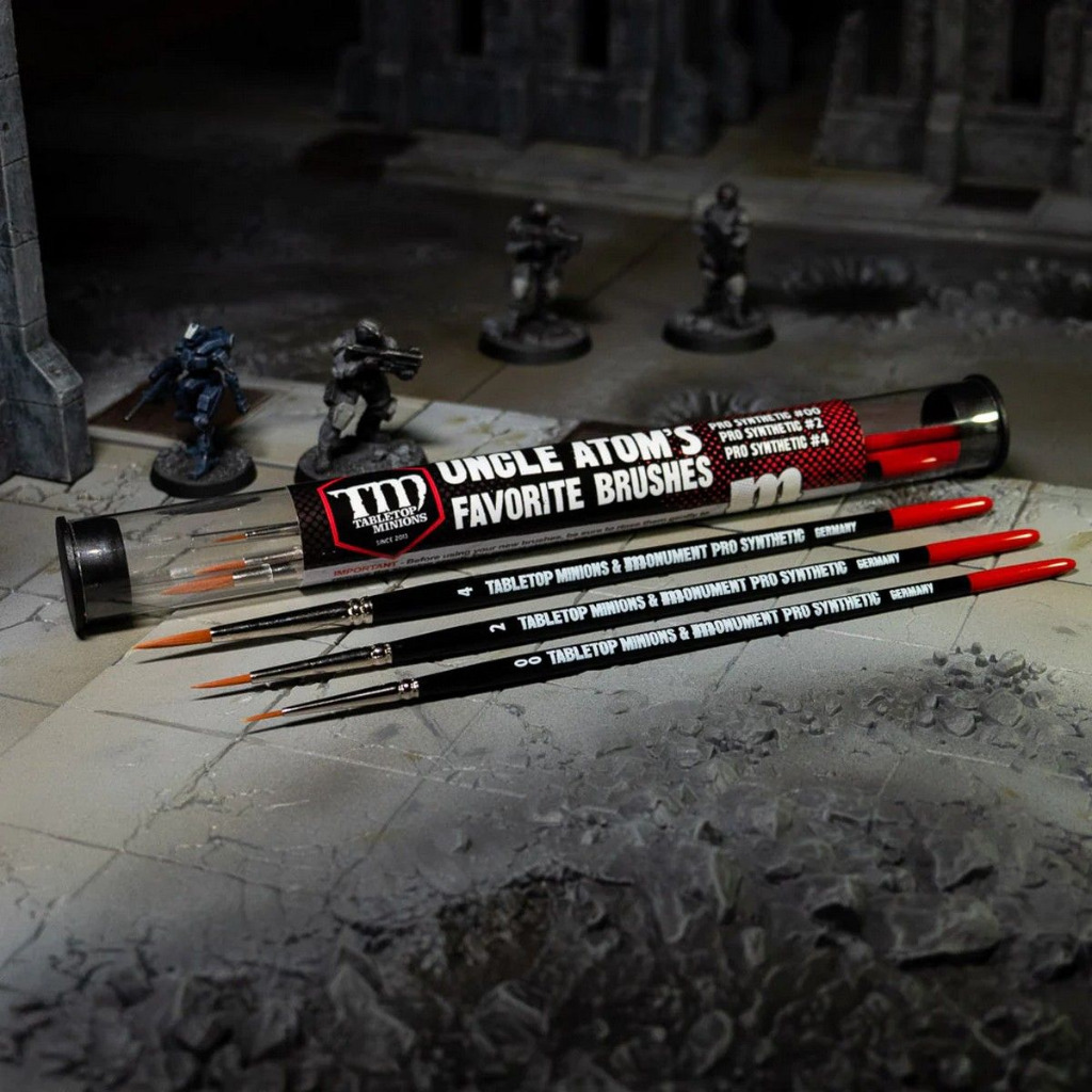 PRO Synthetics - Table Top Minions Artist 3 Brush Set 1