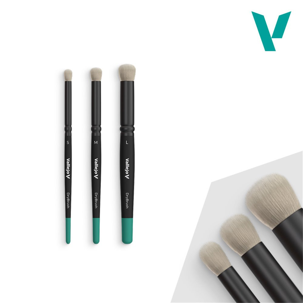 AV Dry Brush - Natural Hair Dry Brush Set (small, medium & large) 1
