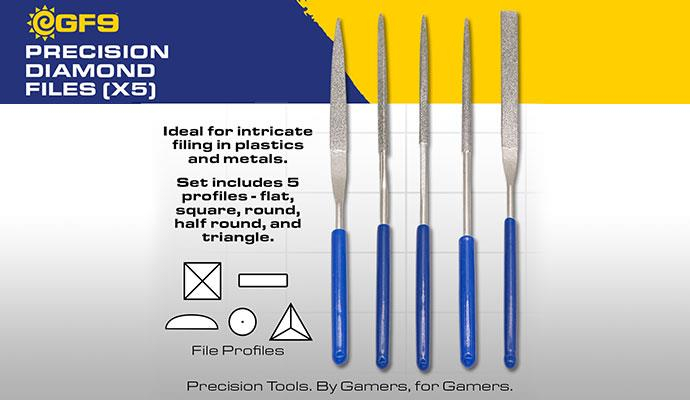 Gale Force Nine Precision Diamond Files (x5) 3