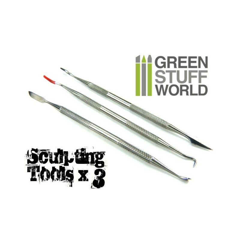 3x Sculpting Tools 3