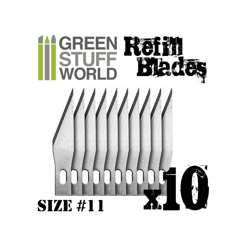 10x Hobby Knife Blade Refill 1