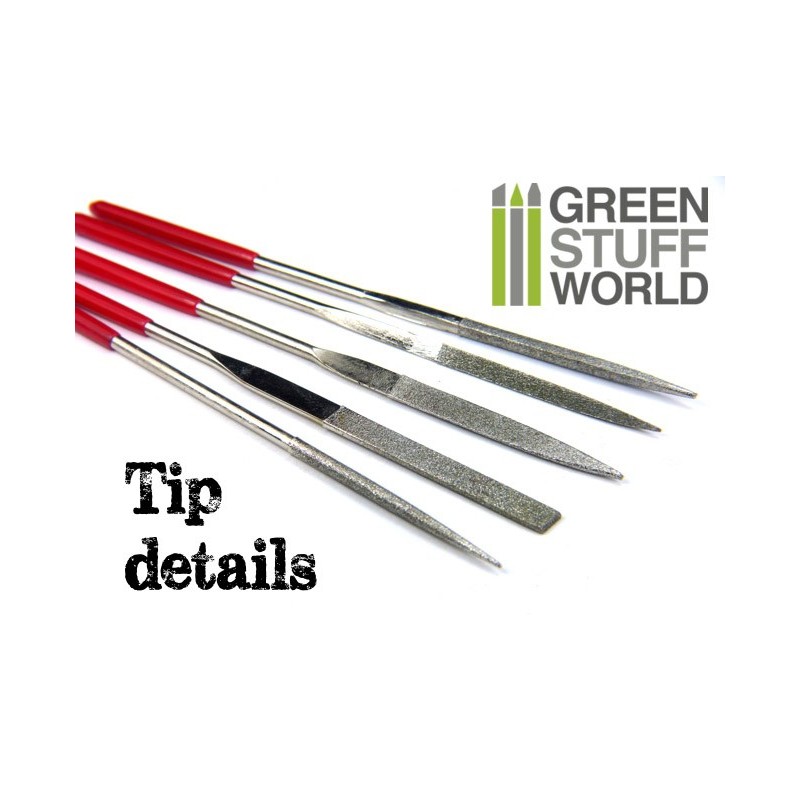 GSW Diamond Needle Files Set - Grit 150 3