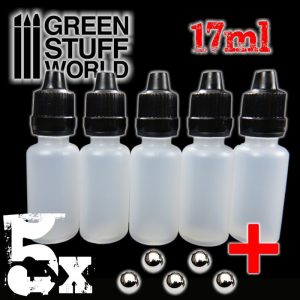 Spare Paint Pots for mixes with Mixing Balls (17ml) 1