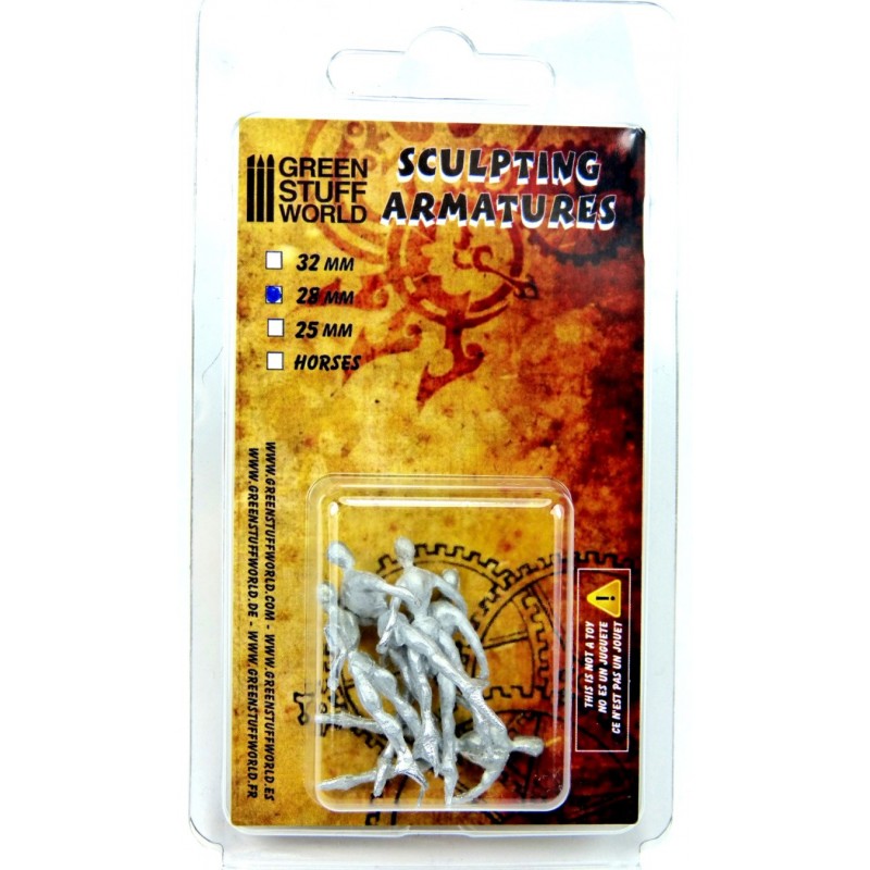 Flexible Armatures in 28 mm 3