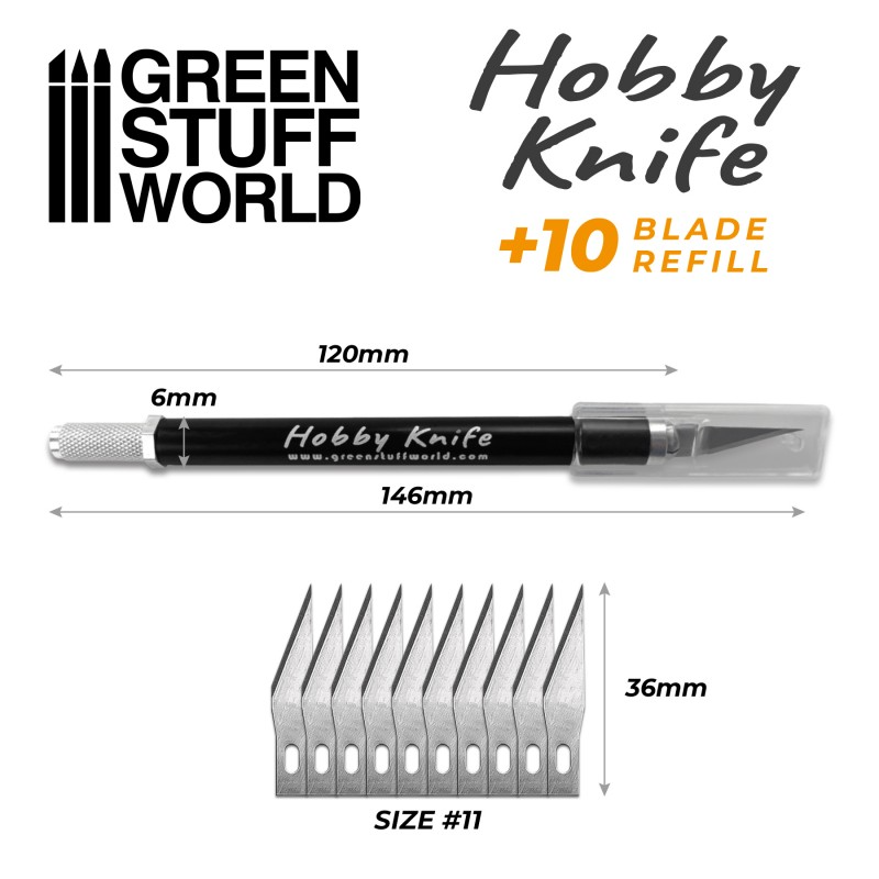 Profesional Metal HOBBY KNIFE with spare blades 2