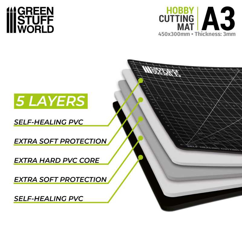 BLACK Cutting Mat A3 2