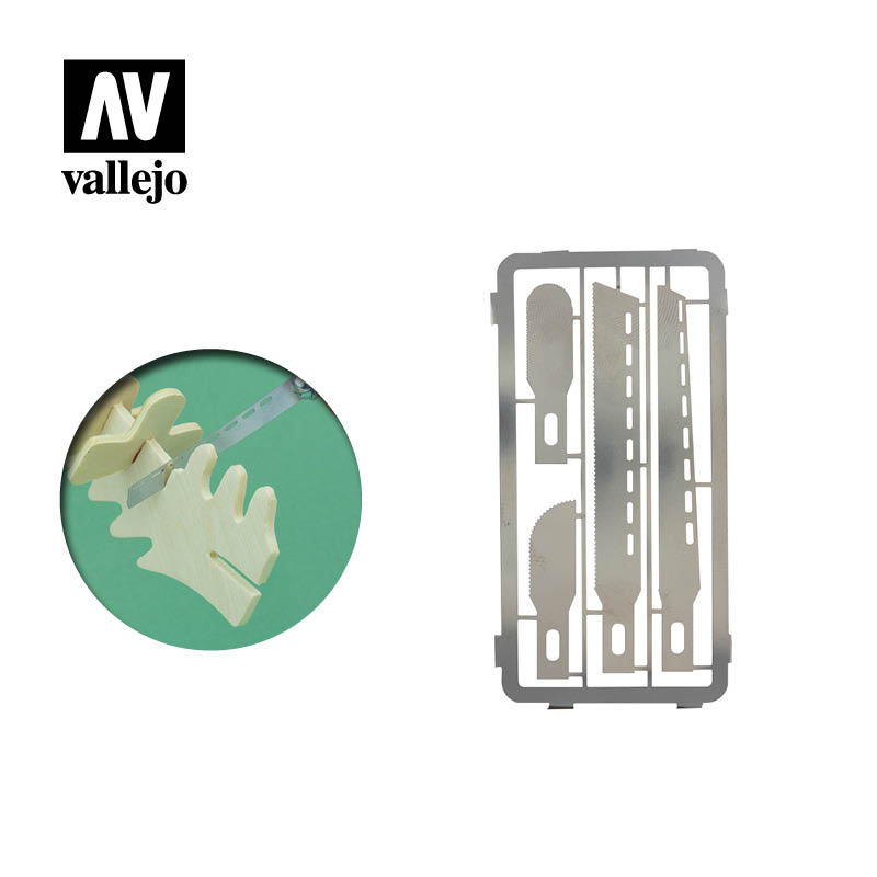 AV Vallejo Tools - Mini Saw Blades x4 1