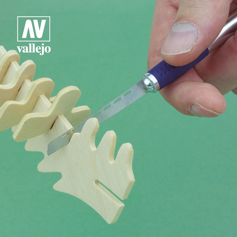 AV Vallejo Tools - Mini Saw Blades x4 2