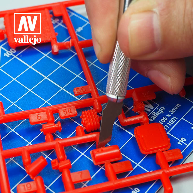 AV Vallejo Tools - 5 Assorted Blades for Knife No. 1 3