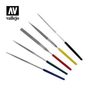 AV Vallejo Tools - Diamond File Set 100mm (5pc) 1