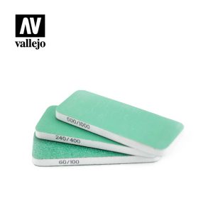 AV Vallejo Tools - Flexisander Dual Grit x3 (80x30x6mm) 1