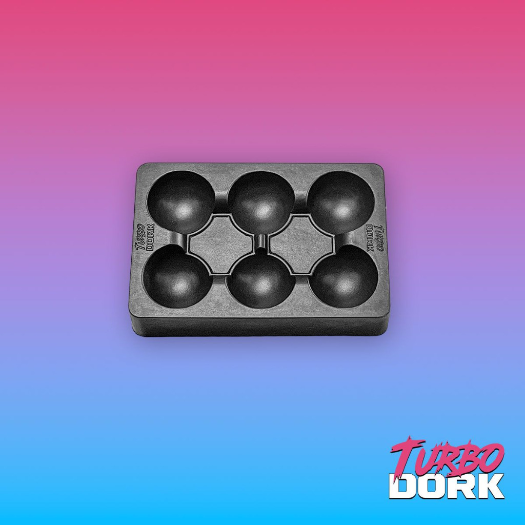 Turbo Dork: Small Black Non-Stick Silicone Dry Palette 1
