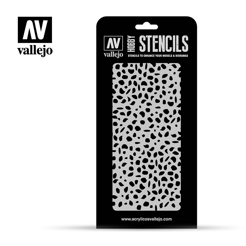 AV Vallejo Stencils - 1:32 Luftwaffe WWII Spots Camo 1