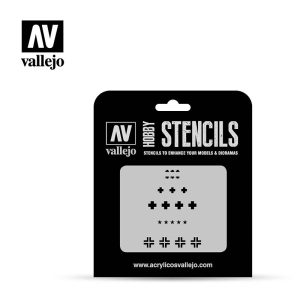 AV Vallejo Stencils - 1:35 Asstd German WWII Tank Marks 1