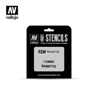 AV Vallejo Stencils - 1:35 Soviet Slogans WWII No. 1 1