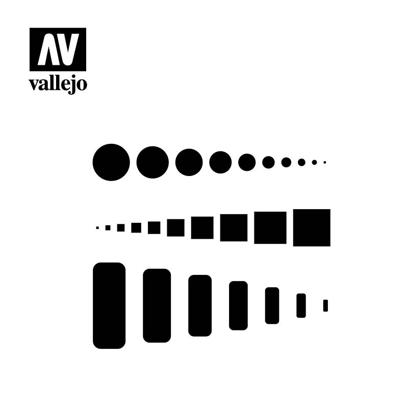 AV Vallejo Stencils - Access Trap Doors 1:32, 1:48 & 1:72 2