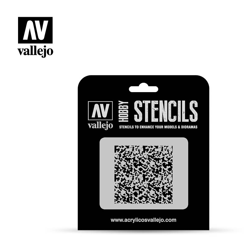 AV Vallejo Stencils - 1:72 Weathered Paint 1