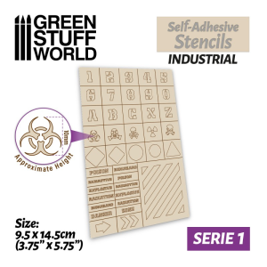 Self-adhesive Stencils - Industrial 1