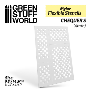 Flexible Stencils - Chequer S (4mm) 1