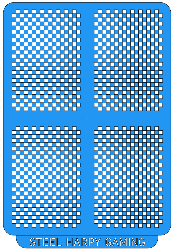 Checkers - Medium (3mm Blk) 1