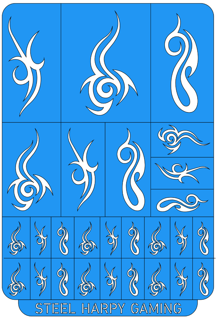 Dark Tribal Space Elves - Style 3 1