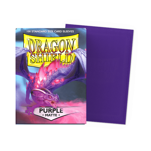 Dragon Shield Sleeves Matte Purple (100) 1