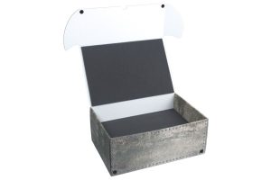 Combi box with 68mm deep raster foam tray and for 72 minis on 32mm bases 1