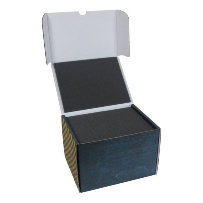 Half-sized large box with 160mm raster foam trays 1