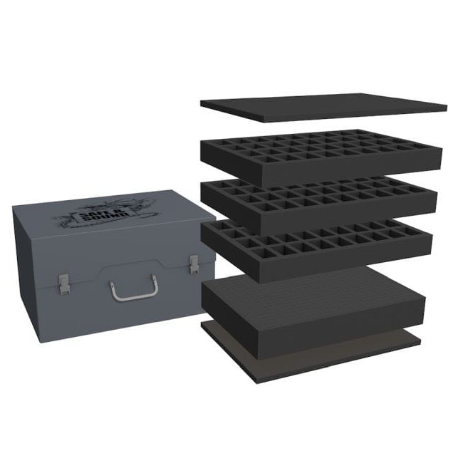 Army Pack for 108 minis on 32mm bases and 72mm deep raster foam tray 1