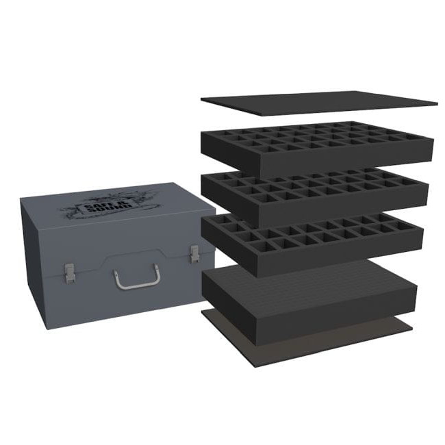 Army Pack for 96 minis on 40mm bases and 72mm deep raster foam tray 1