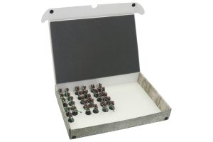 Full-size Standard Box for magnetically-based miniatures + metal plate on the inside rear side of the box 1