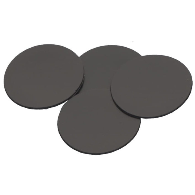 Self-adhesive magnetic foil stickers for 32mm round cast bases (blister of 10 pc.) 1