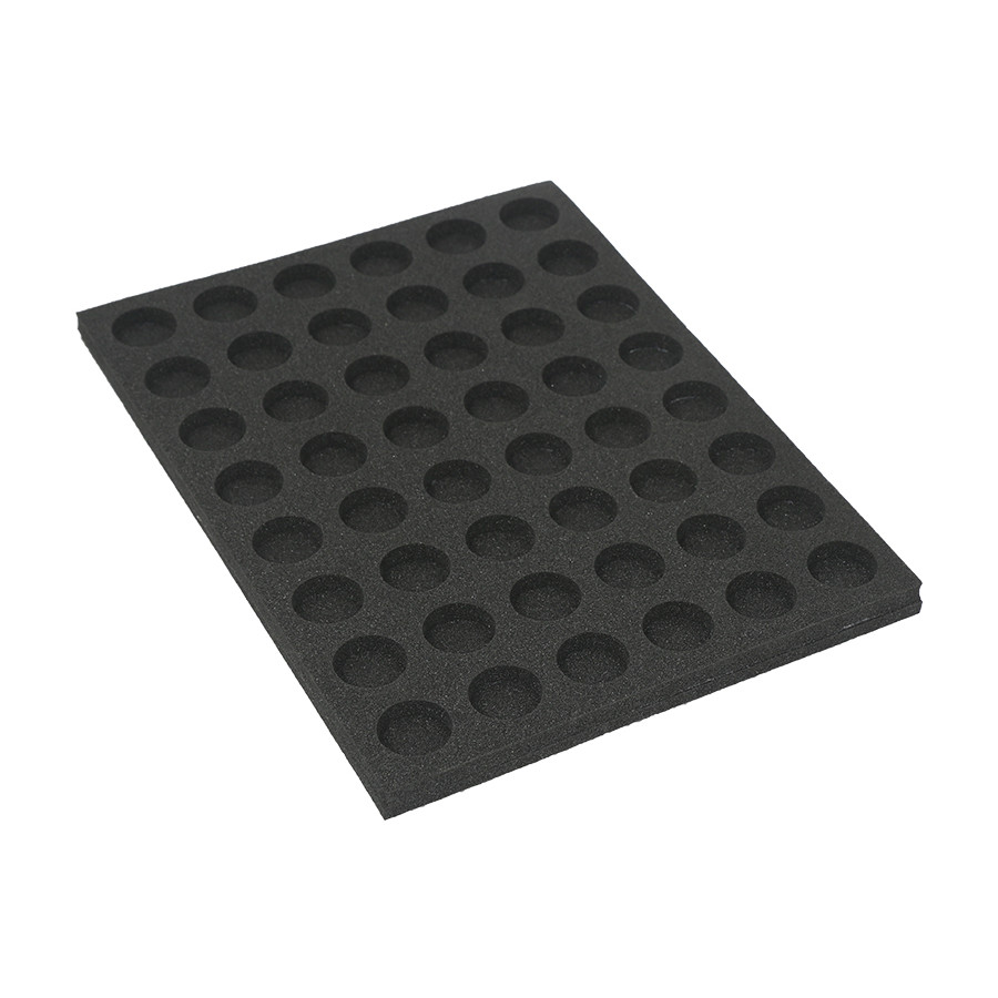 Tray for storing 48 miniatures on 25mm bases in vertical position 1