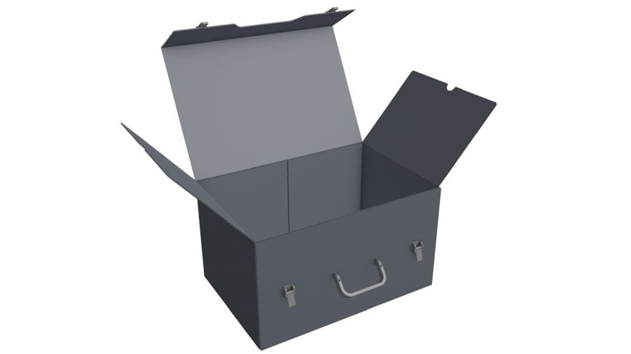 Army Pack with two layes of 100mm deep raster foam trays 4