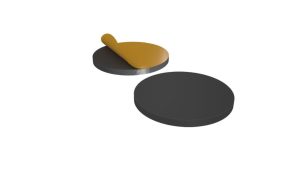 Self-adhesive magnetic foil stickers for magnetizing 50mm round bases with hollow bottoms (3) 1