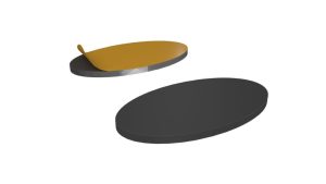 Self-adhesive magnetic foil stickers for magnetizing 60mm round bases with hollow bottoms (3) 1