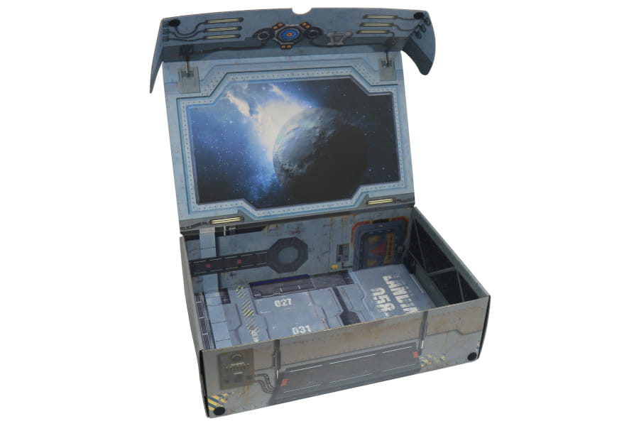Strike Force Box with additional metal plate attached to the inner back side (Sci-fi) 2