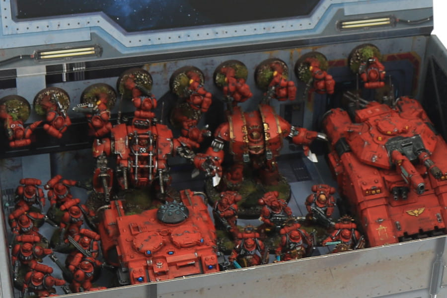 Strike Force Box with additional metal plate attached to the inner back side (Sci-fi) 4