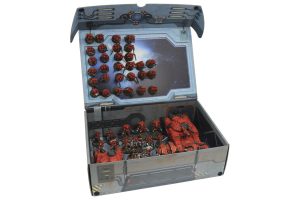 Strike Force Box with additional metal plate attached to the inside lid (Sci-fi) 1