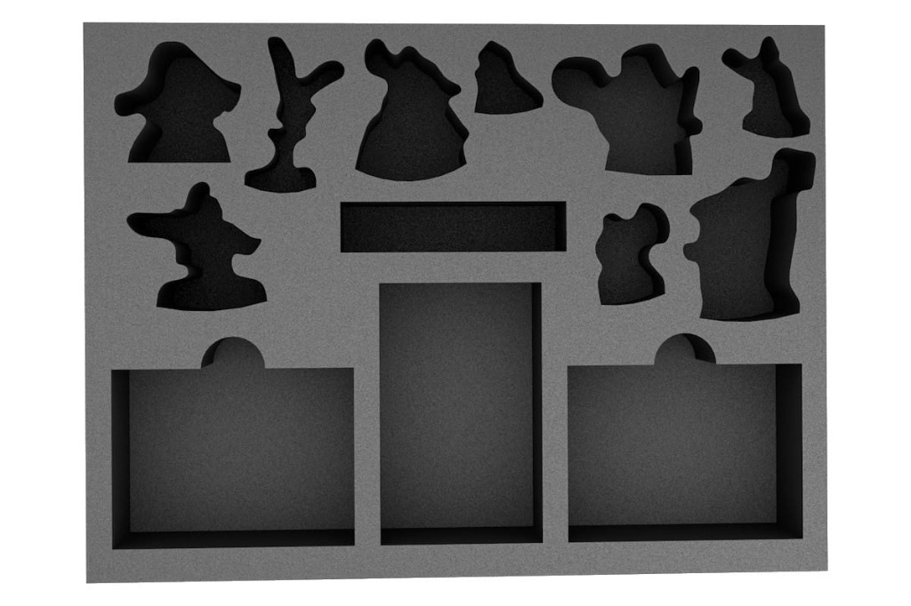 Foam tray for Harrowdeep core-set box 2