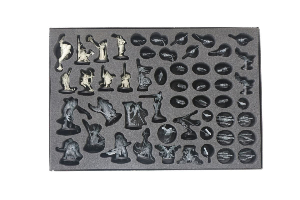 Foam tray for Cursed City miniatures 4