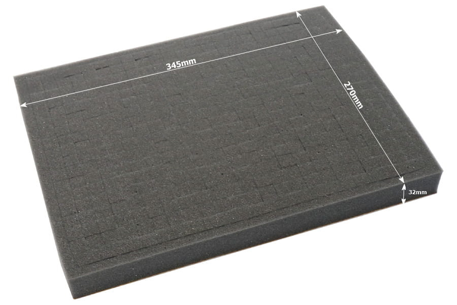 Raster foam tray 32mm deep for old cases 2